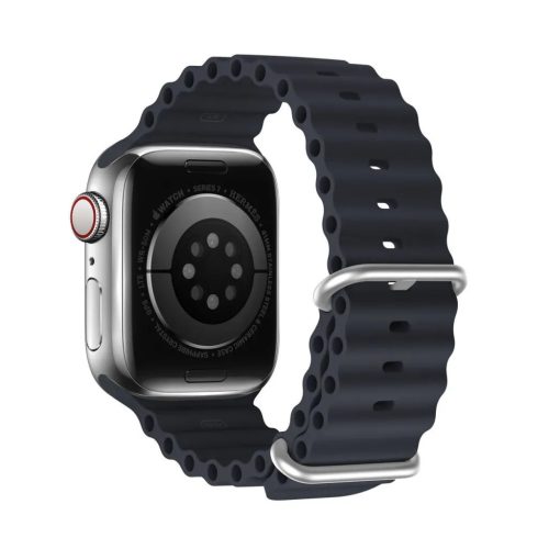 DUX DUCIS OCEAN WAVE szilikonszíj Apple Watch 38 / 40 / 41 mm grafit-6934913033845 1 kép