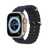 DUX DUCIS OCEAN WAVE szilikonszíj Apple Watch 38 / 40 / 41 mm grafit-6934913033845 2 kép