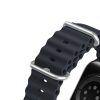 DUX DUCIS OCEAN WAVE szilikonszíj Apple Watch 38 / 40 / 41 mm grafit-6934913033845 3 kép