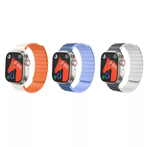 HOCO szíj Apple Watch 42 / 44 / 45 / 49 mm AS102 starlight narancssá-6942007619356 4 kép