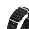 DUX DUCIS OCEAN WAVE szilikon szíj Apple Watch 42 / 44 / 45 mm fekete-6934913033920 4 kép