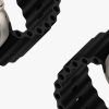 DUX DUCIS OCEAN WAVE szilikon szíj Apple Watch 42 / 44 / 45 mm fekete-6934913033920 5 kép