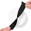 DUX DUCIS OCEAN WAVE szilikon szíj Apple Watch 42 / 44 / 45 mm fekete-6934913033920 6 kép