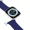 DUX DUCIS Ocean Wave szilikon szíj Apple Watch 42 / 44 / 45 mm kék-6934913033937 3 kép