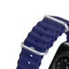 DUX DUCIS Ocean Wave szilikon szíj Apple Watch 42 / 44 / 45 mm kék-6934913033937 4 kép