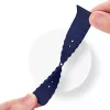 DUX DUCIS Ocean Wave szilikon szíj Apple Watch 42 / 44 / 45 mm kék-6934913033937 6 kép