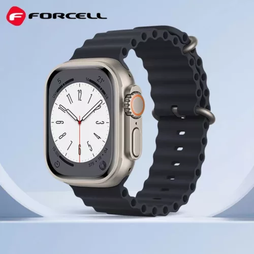 FORCELL F-DESIGN FA12 szíj Apple Watch 38 / 40 / 41 mm-hez kék-5903396223532 3 kép