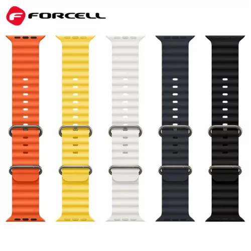 FORCELL F-DESIGN FA12 szíj Apple Watch 38 / 40 / 41 mm-hez kék-5903396223532 5 kép