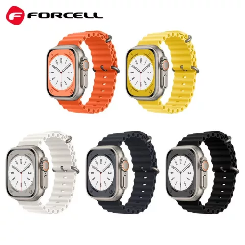 FORCELL F-DESIGN FA12 szíj Apple Watch 38 / 40 / 41 mm-hez kék-5903396223532 7 kép