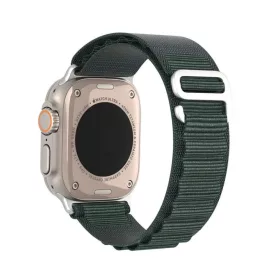 DUX DUCIS GS nylon szíj Apple Watch 42/44/45/49 mm olíva-6934913023754 2 kép