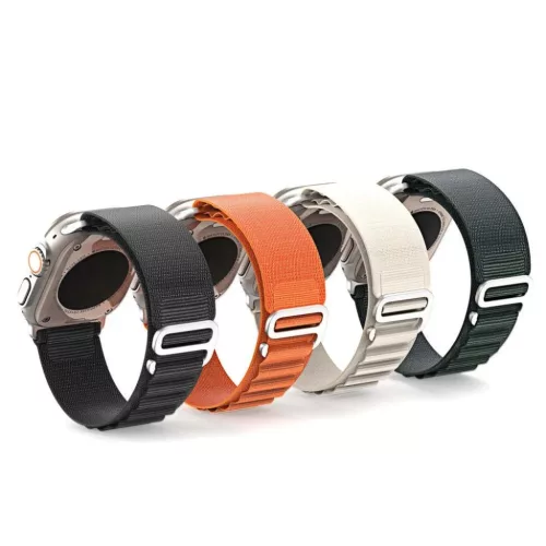 DUX DUCIS GS nylon szíj Apple Watch 42/44/45/49 mm olíva-6934913023754 5 kép