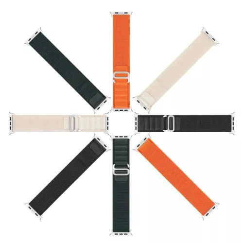 DUX DUCIS GS nylon szíj Apple Watch 42/44/45/49 mm olíva-6934913023754 8 kép