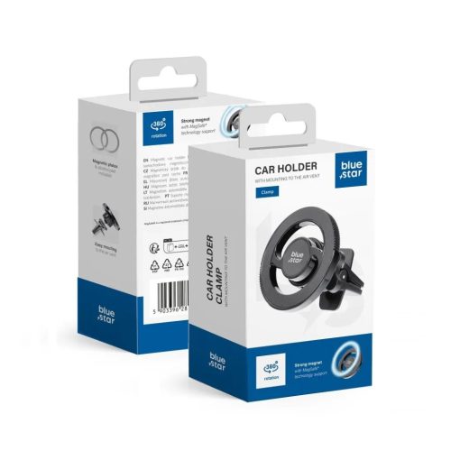 BLUE STAR CLAMP mágneses szellőzőrács tartó kompatibilis a MagSaf-5903396281501 1 kép