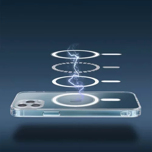 CLEAR MAG COVER tok MagSafe kompatibilis iPhone 11 Pro átlátszó-5903396159022 5 kép