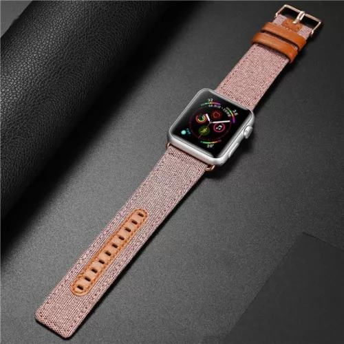 Dux Ducis Litchi Apple Watch 3/4/5/6/7/8/SE óraszíj (38/40/41 mm) fe-6934913077993 6 kép