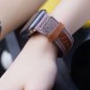 Dux Ducis Litchi Apple Watch 3/4/5/6/7/8/SE óraszíj (38/40/41 mm) fe-6934913077993 8 kép