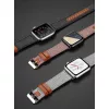 Dux Ducis Litchi Apple Watch 3/4/5/6/7/8/SE óraszíj (38/40/41 mm) fe-6934913077993 10 kép
