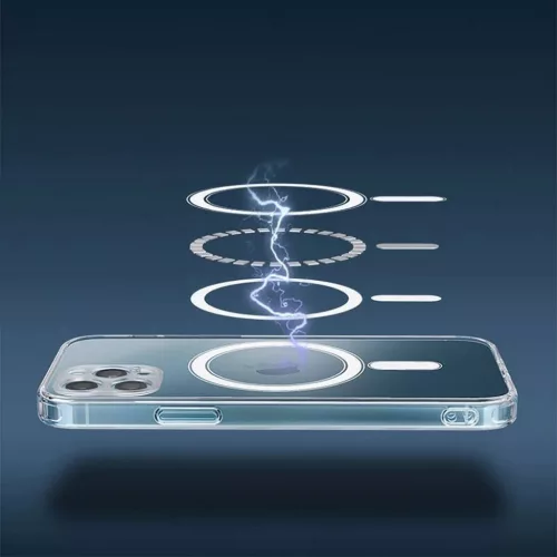 Clear Mag Cover (MID) tok kompatibilis MagSafe technológiával IPHONE-5903396275517 6 kép