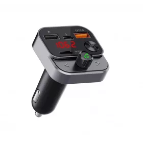   Transmiter FM MP3 Bluetooth 5.0 + USB A QC3.0 + Typ C (összesen 30W) ART FM-84B