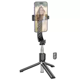   HOCO selfie bot Bluetooth távirányítóval tripod K20 fekete