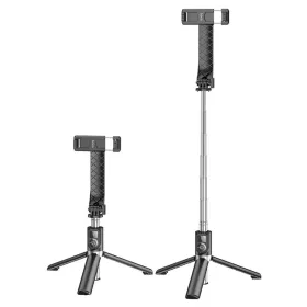 HOCO selfie bot Bluetooth távirányítóval tripod K20 fekete-6942007604116 2 kép