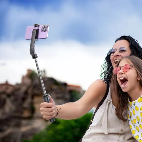 HOCO selfie bot Bluetooth távirányítóval tripod K20 fekete-6942007604116 8 kép