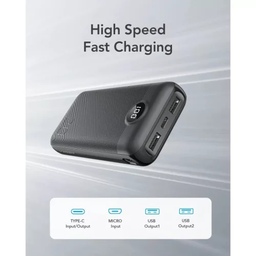 VEGER powerbank 20 000 mAh PD QC3.0 2A20W L20S (VP2039PD / W2039PD) fe-6970453555928 6 kép