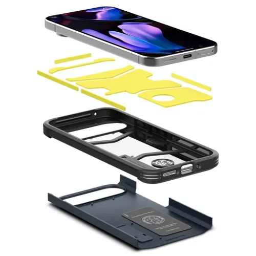  Google Pixel 9 Pro Xl Metal Slate Spigen Tough Armor tok-8809971226660 6 kép