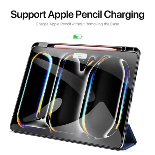 DUX DUCIS fliptok DOMO hajtogatható ceruzatartóval iPad Pro 13 (2024-6934913006122 3 kép