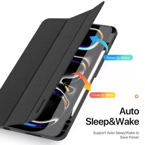 DUX DUCIS fliptok DOMO hajtogatható ceruzatartóval iPad Pro 13 (2024-6934913006122 4 kép