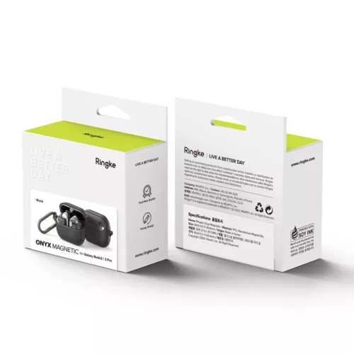 Ringke Onyx Magnetic Magsafe Samsung Galaxy Buds 3 / 3 FE / 3 Pro Feke-8809961787928 8 kép