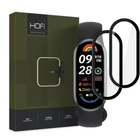   SZKŁO HYBRYDOWE HOFI HYBRID PRO+ 2-PACK XIAOMI SMART BAND 9 / 9 NFC BLACK üvegfólia