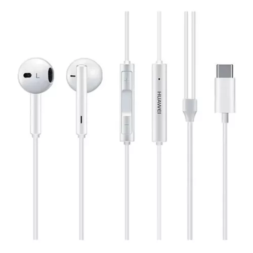HUAWEI eredeti vezetékes fülhallgató Type C mikrofonnal CM33 fehér-5901737936820 2 kép