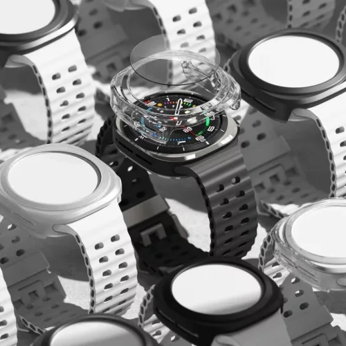 RINGKE SLIM & EDZETT ÜVEG GALAXY WATCH ULTRA (47 MM) TITANIUM FEKETE -8809961787744 6 kép