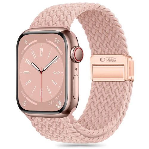 Tech-protect Nylonmag Apple Watch 4 / 5 / 6 / 7 / 8 / 9 / Se / Ultra 1 / 2 (42 / 44 / 45 / 49 Mm) Dusty Rose