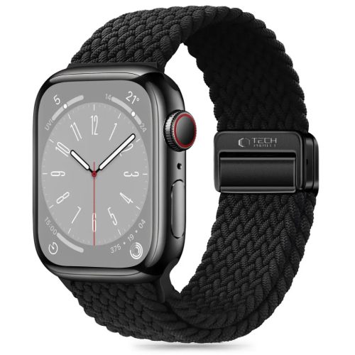 Tech-protect Nylonmag Apple Watch 4 / 5 / 6 / 7 / 8 / 9 / Se / Ultra 1 / 2 (42 / 44 / 45 / 49 Mm) Fekete