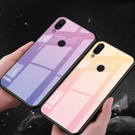Gradient 9H üveghátlapú tok szilikon kerettel Xiaomi Redmi Note 7 p-9111201890817 2 kép