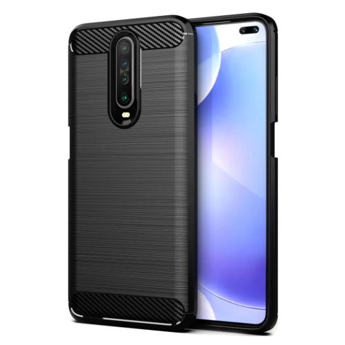 Carbon mintájú TPU tok Xiaomi Redmi K30 fekete-9111201893581 1 kép