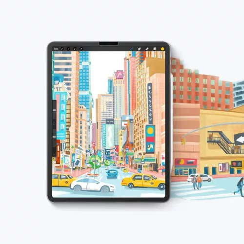 Hofi Paper Pro+ 2-Pack iPad 10.9 10 / 2022 Matte Clear üvegfólia-9490713929261 4 kép