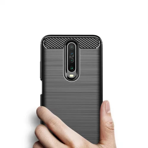 Carbon mintájú TPU tok Xiaomi Redmi K30 fekete-9111201893581 7 kép