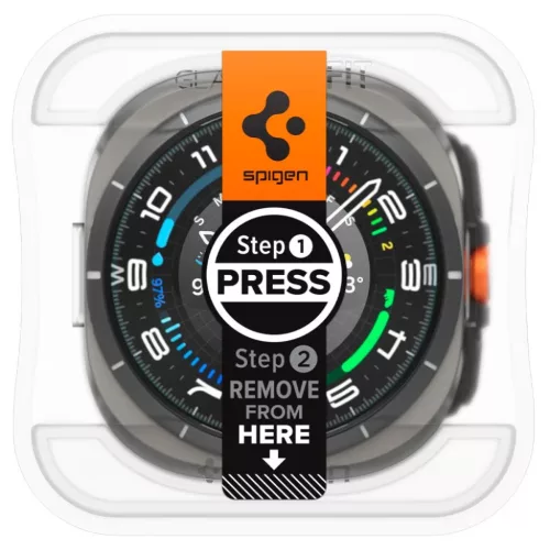 Edzett üveg Spigen Glas.TR „EZ-FIT” 2-PACK Galaxy Watch Ultra (47-8809971232296 2 kép