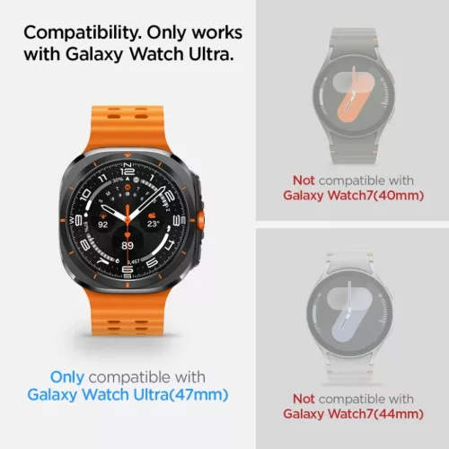 Edzett üveg Spigen Glas.TR „EZ-FIT” 2-PACK Galaxy Watch Ultra (47-8809971232296 6 kép