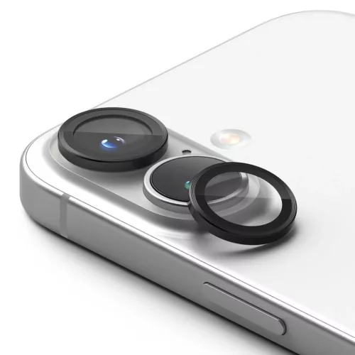 Ringke Camera Frame Protector 2-Pack iPhone 16 / 16 Plus fekete üvegf-8800274960374 3 kép