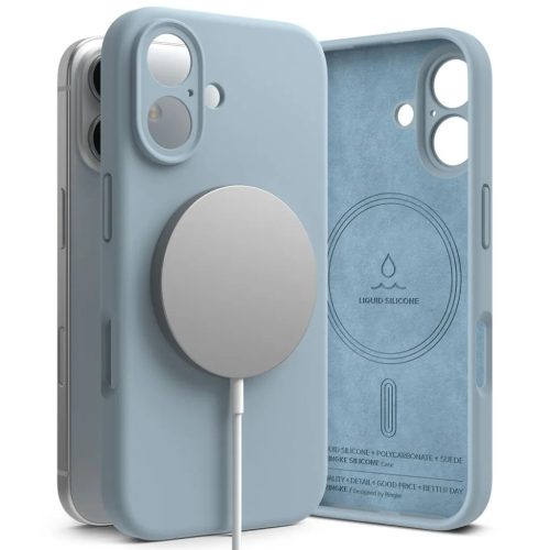 Ringke Szilikon Mágneses Magsafe Iphone 16 Kék Tok-8800274960619 1 kép