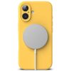 Ringke Silicone Magnetic Magsafe Iphone 16 Sárga Tok-8800274960633 4 kép