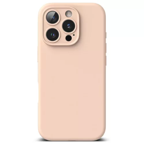 Ringke Silicone Magnetic Magsafe Iphone 16 Pro Pink Sand Tok-8809961789960 3 kép