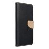 FANCY fliptok Samsung Galaxy S24 5G fekete/arany