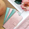 MEZZO fliptok Samsung Galaxy A32 5G-hez, rózsaarany fa minta-5903396105319 7 kép