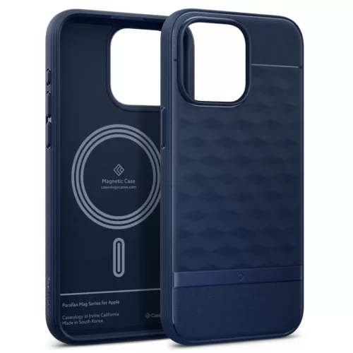 Caseology Parallax Mag Magsafe Iphone 15 Pro Max Midnight Blue Tok-810083833538 2 kép