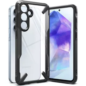 RINGKE FUSION X GALAXY A55 5G FEKETE tok-8809961784767 1 kép